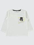Civil Boys Erkek Çocuk Sweatshirt 2-5 Yaş Ekru