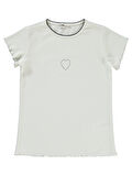 Civil Girls Kız Çocuk Tişört 10-13 Yaş Ekru