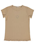 Civil Girls Kız Çocuk Tişört 6-9 Yaş Yulaf Sütü