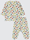 Civil Baby Erkek Bebek Pijama Takımı 1-6 Ay Ekru
