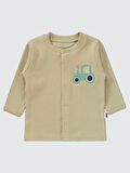 Civil Baby Erkek Bebek Pijama Takımı 1-6 Ay Sütlü Kahve