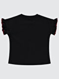Civil Girls Kız Çocuk Tişört 2-5 Yaş Siyah