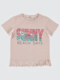 Civil Girls Kız Çocuk Tişört 2-5 Yaş Açık Pudra