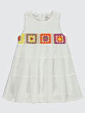 Civil Girls Kız Çocuk Elbise 2-5 Yaş Ekru