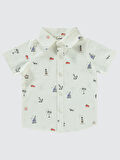 Civil Baby Erkek Bebek Şortlu Takım 6-18 Ay Beyaz