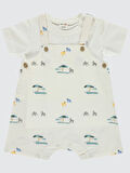 Civil Baby Erkek Bebek Salopet 6-18 Ay Beyaz