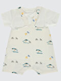 Civil Baby Erkek Bebek Salopet 6-18 Ay Beyaz
