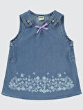 Civil Baby Kız Bebek Elbise 6-18 Ay Mavi