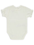 Pierre Cardin Kız Bebek Çıtçıtlı Badi 0-9 Ay Ekru