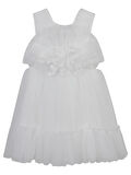 Civil Girls 6-9 Yaş Abiye - Beyaz 7-8 Yaş