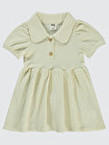 Civil Baby Kız Bebek Elbise 6-18 Ay Ekru