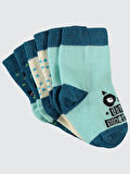 Civil Baby Erkek Bebek 3'lü Çorap Set 6-18 Ay Mavi