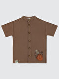 Civil Boys Erkek Çocuk Gömlek 6-9 Yaş Kahve