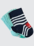 Civil Baby Erkek Bebek 3'lü Çorap Set 6-18 Ay Mint