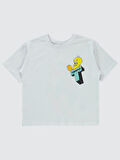 Tweety Kız Çocuk Tişört 6-9 Yaş Beyaz