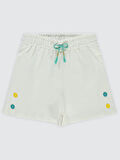 Civil Girls Kız Çocuk Şort 6-9 Yaş Ekru