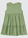 Civil Girls Kız Çocuk Elbise 2-5 Yaş Çağla Yeşili