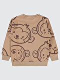 Civil Boys Erkek Çocuk Sweatshirt 2-5 Yaş Vizon