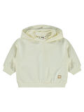 Civil Baby Erkek Bebek Kapüşonlu Sweatshirt 6-18 Ay Ekru