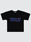 Batman Erkek Çocuk Tişört 6-9 Yaş Siyah