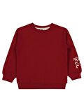 Civil Girls Basic 2-5 Yaş Sweatshirt - Bordo 2-3 Yaş