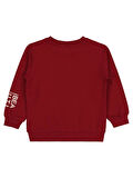 Civil Girls Basic 2-5 Yaş Sweatshirt - Bordo 2-3 Yaş