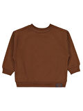 Civil Boys Cvl Team Etiketli 2-5 Yaş Sweatshirt - Kahverengi 2-3 Yaş