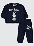 Bugs Bunny Kız Bebek Takım 6-18 Ay Lacivert