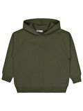 Civil Boys No Etiketli 6-9 Yaş Kapüşonlu  Sweatshırt - Haki7-8 Yaş