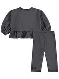 Civil Baby Cool Girl Nakışlı 6-18 Ay Takım - Gri6-9 Ay