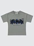 Batman Erkek Çocuk Takım 2-5 Yaş Gri