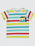 Civil Baby Erkek Bebek Tişört 6-18 Ay Beyaz