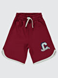 Civil Boys Erkek Çocuk Kapri 6-9 Yaş Bordo
