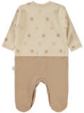 Civil Baby Erkek Bebek Patikli Tulum 1-6 Ay Fil Dişi
