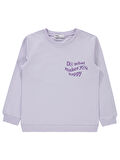 Civil Girls Kız Çocuk Sweatshirt 6-9 Yaş Nazik Lavanta