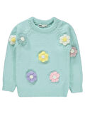 Civil Girls Kız Çocuk Kazak 2-5 Yaş Mint Yeşili