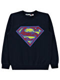 Superman Erkek Çocuk Sweatshirt 10-13 Yaş Lacivert