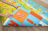 Animal Party Oyun Matı-Halısı 140x225cm | 12 mm, Darbe Emici, Isı Yalıtımlı, Çift Yönlü