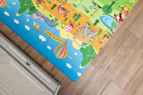 Asument Park Katlamalı Oyun Matı-Halısı 140x230cm | 10 mm, Darbe Emici, Isı Yalıtımlı, Çift Yönlü (Taşıma Çantalı)