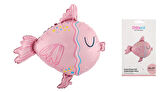 Folyo Balon 77x73 Balık Sevimli Pembe Balık