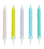 MUM PASTEL MAKARON SPIRAL RENGARENK 10 ADET