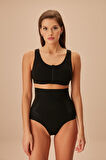 Suwen Koton Fermuarlı Bralet