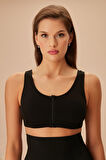 Suwen Koton Fermuarlı Bralet
