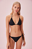 Suwen İnce Bağcıklı Detaylı Bikini Alt