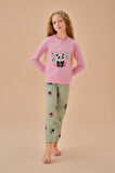 Suwen Panda Çocuk Pijama Takımı