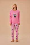 Suwen Panda Pijama Takımı