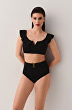 Suwen Volanlı Bralet Bikini Üst