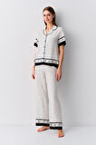 Suwen Monogram Maskülen Pijama Takımı