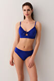 Suwen Balenli Körüklü Bralet Bikini Üst