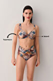 Suwen Freya Önü Burgulu Bikini Üst